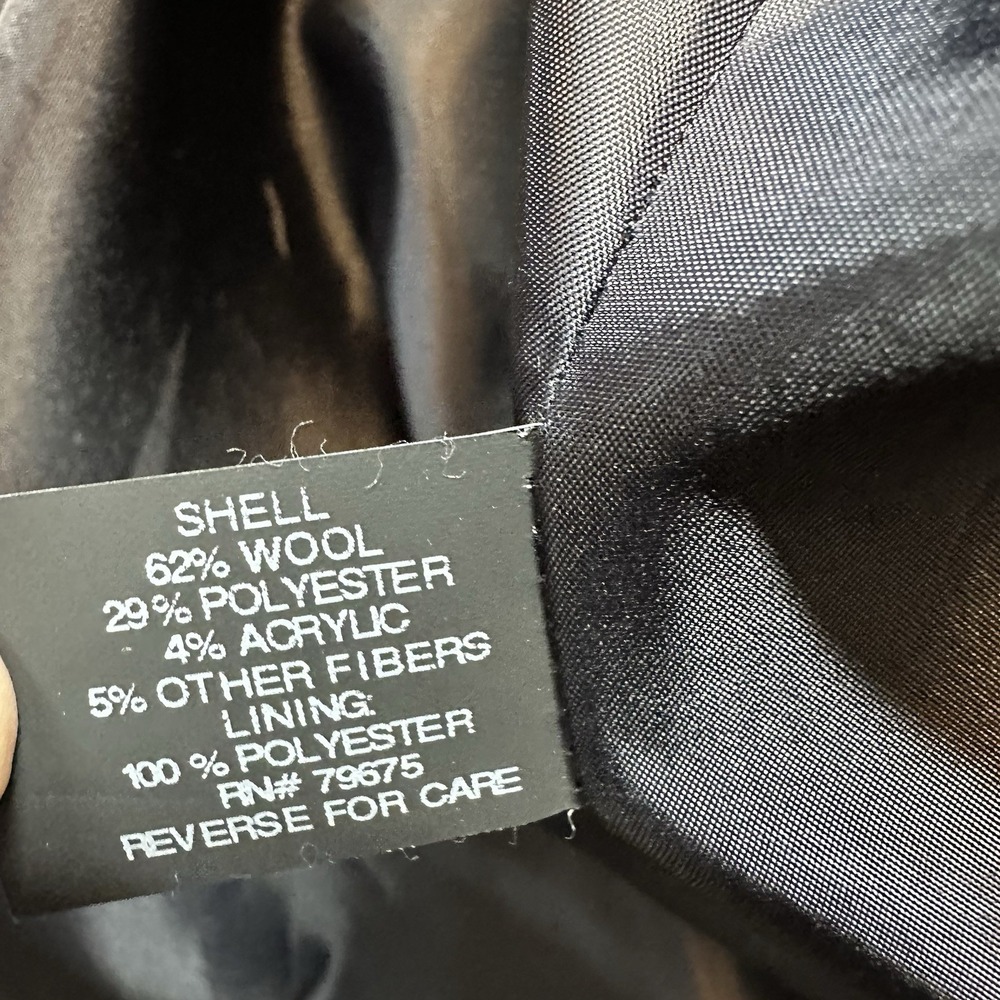 Michael Kors Women's Wool Blend Navy Jacket 2XL Plus Size Coat Classic - Picture 15 of 16